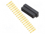 Connector: wire-wire/PCB | plug | female | PIN: 18 | Datamate L-Tek | 3A