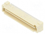 Contact | pin header | gold-plated | tube | SMT | on PCBs | 500mA | 0.8mm