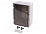 Enclosure: wall mounting | X: 310mm | Y: 410mm | Z: 170mm | ABS | IP65