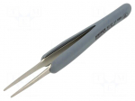 Tweezers | non-magnetic | Blade tip shape: flat | Blades: narrowed