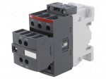 Contactor: 3-pole | NO x3 | Auxiliary contacts: NC + NO | 30A | AF
