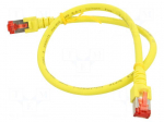 Patch cord | S/FTP | Cat: 6 | RJ45 plug,both sides | stranded | Cu | 0.5m