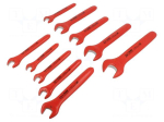 Wrench: flat-set | insulated,single sided | 10pcs.