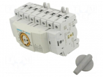 Mains-generator switch | Poles: 4 | 400VAC | 63A | IP20 | Stabl.pos: 3