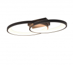 Trio Malaga LED griestu lampa matt black  R64482134 4017807576962