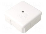 Enclosure: junction box | X: 65mm | Y: 75mm | Z: 45mm | wall mount | IP65
