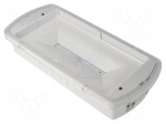 Lamp: LED emergency luminaire | SafeLite | IP42 | white | 200lm | 2Ah