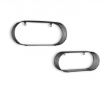 Mirrors&More Jessica wall plauktu komplekts set 2-pack melns 2370102 4251820310107