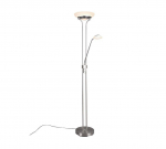 Trio Orson LED stāvlampa brushed steel  R40073507 4017807469691