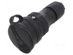 Connector: AC supply | female | power supply | socket | 2P+PE | 250VAC