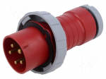 Connector: AC supply 3-phase | plug | male | power supply | 32A | IP&S