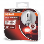 Autolambid, Mootorratta ja traktori valgustid // Autolambid, Mootorratta ja traktori valgustid // Żar&oacute;wki halogenowe osram h4 12v night breaker silver +100%/ 2 szt/