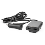 Mobiiltelefonid ja tarvikud // USB autolaadijad // Ładowarka prz&oacute;d tył z przedłużaczem 4x usb amio-01986