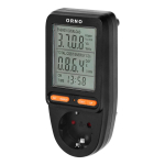 Uued tooted // Watomierz, kalkulator energii z wyświetlaczem LCD, wersja Schuko, czarny