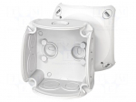Enclosure: junction box | X: 84mm | Y: 84mm | Z: 55mm | polypropylene PP