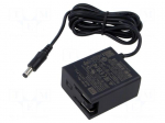 Power supply: switching | mains,plug-in | 15VDC | 0.8A | 12W | 87%
