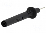 Measuring tip | 36A | black | Tip diameter: 2mm | Socket size: 4mm