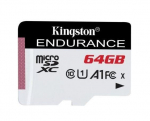 Memory cards Kingston  Endurance UHS-I U1 64 GB, micro SDXC, Flash memory class 10
