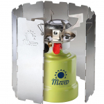 Other Phone Accessory Meva  Wind shield for a camping stove burner - silver