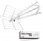 DVB-T2 Spacetronik EOS PRO Combo UHF+VHF LTE 5G Directional Antenna (White)