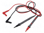 Test leads | Imax: 10A | Len: 1m | probe tip,banana plug 4mm