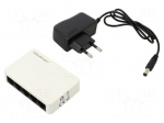 Switch Ethernet | DC socket,RJ45 socket x5 | white | 150m