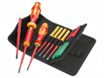 Screwdriver: insulated-set | insulated,slim | PZ/S1,PZ/S2 | 1kVAC