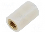Insulating sleeve | Int.thread: M8 | L: 25mm | UL94V-2 | polyamide