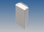 ALUMINIUM HOUSING - WHITE - 160 x 85.8 x 36.9 mm - with flange