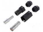 Connector: DC supply | plug | male + female | QS | 250A | 500V | PIN: 1