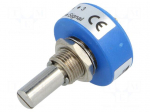 Potentiometer: shaft | single turn | 2k&Omega; | &plusmn;20% | 1W | linear | 6.35mm
