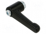 Lever | adjustable | Lever length: 45mm | Slider height: 24.5mm