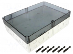 Enclosure: multipurpose | X: 254mm | Y: 361mm | Z: 111mm | TK PC | grey