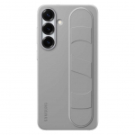 Back panel cover Samsung  Samsung Standing Grip Case EF-GS931CJEGWW Silicone Case with Holder / Stand for Samsung Galaxy S25 - Gray