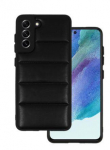 Back panel cover iLike Samsung GALAXY S21 FE LEATHER 3D CASE Black