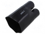 Cable breakout | 135/64mm | black | Diam.after shrinking: 60/26mm