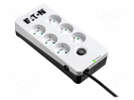 Plug socket strip: protective | Sockets: 6 | 250VAC | 10A | IP20