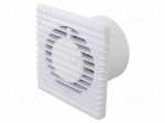Fan: AC | 135x135x79mm | axial | 230VAC | 93m3/h | 26dBA | slide | 2400rpm