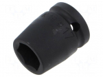 Socket spanner,impact | HEX 17mm | 1/2" | Socket bit length: 31mm