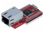 Module: Ethernet | Comp: W5100 | 3.3VDC | SPI | 2mm | PIN: 56(2x14,2x14)
