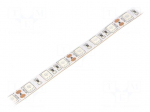 LED tape | blue | 5050 | 12V | LED/m: 60 | 10mm | IP20 | 14.4W/m