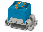 Splice terminal: rail | 32A | 800V | push-in | PA | 0.2&divide;6mm2 | W: 27.9mm