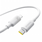 Cable USB C - IP Lightining 2m 20W  Foamed Silicone white BASEUS