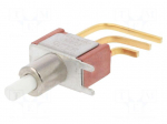 Switch: push-button | Pos: 2 | SPDT | 1A/120VAC | 1A/28VDC | OFF-(ON)