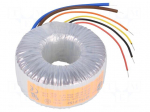 Transformer: toroidal | 120VA | 230VAC | 25V | 25V | 2.4A | 2.4A | 1.2kg
