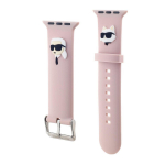 Karl Lagerfeld Karl and Choupette Head NFT Watch Strap for Apple Watch 38/40/41 / pink