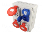 Electric switchboard | 6mm2 | Usurge rated: 4kV | IP54 | wall mount