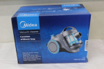 Vacuum cleaner Midea SALE OUT. C5&nbsp;MBC1270GB Vacuum Cleaner, Grey | Vacuum Cleaner | C5 MBC1270GB | Bagless | Power 700 W | Dust capacity 1.5 L | Grey | DAMAGED PACKAGING