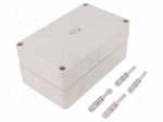Enclosure: multipurpose | X: 110mm | Y: 180mm | Z: 84mm | flat | TK PS