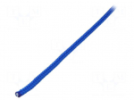 Rope | polypropylene | &Oslash;rope: 6mm | L: 100m | with a core | blue